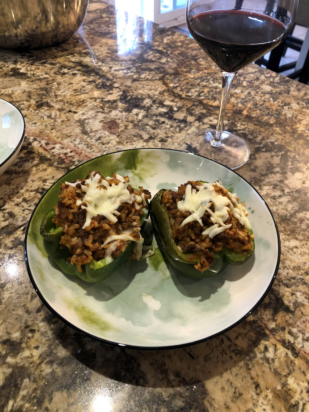 Donair Stuffed Peppers
