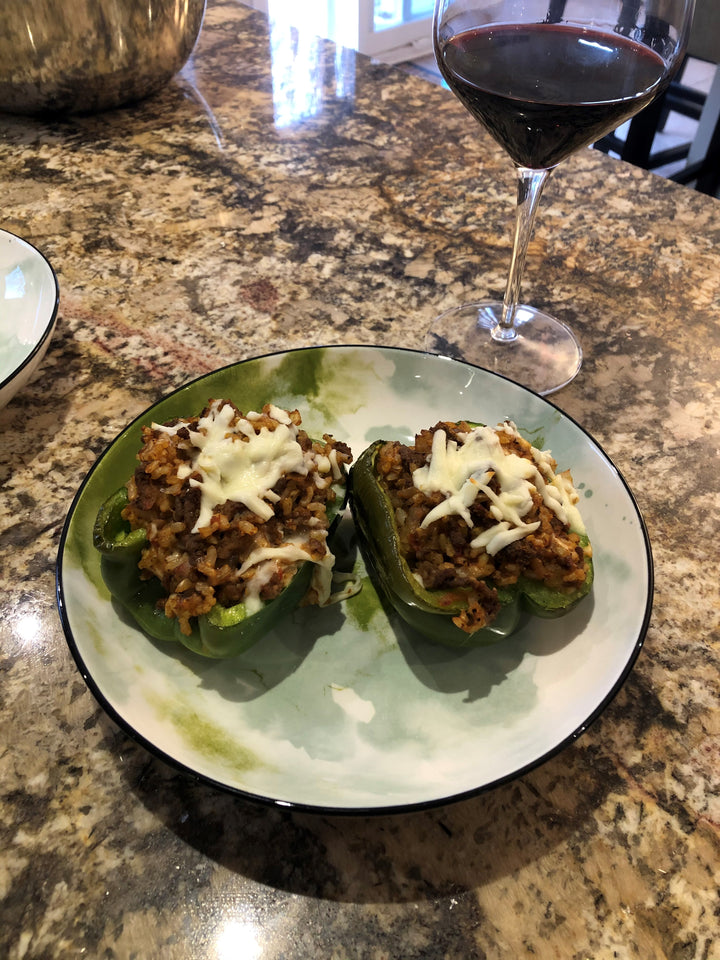 Donair Stuffed Peppers