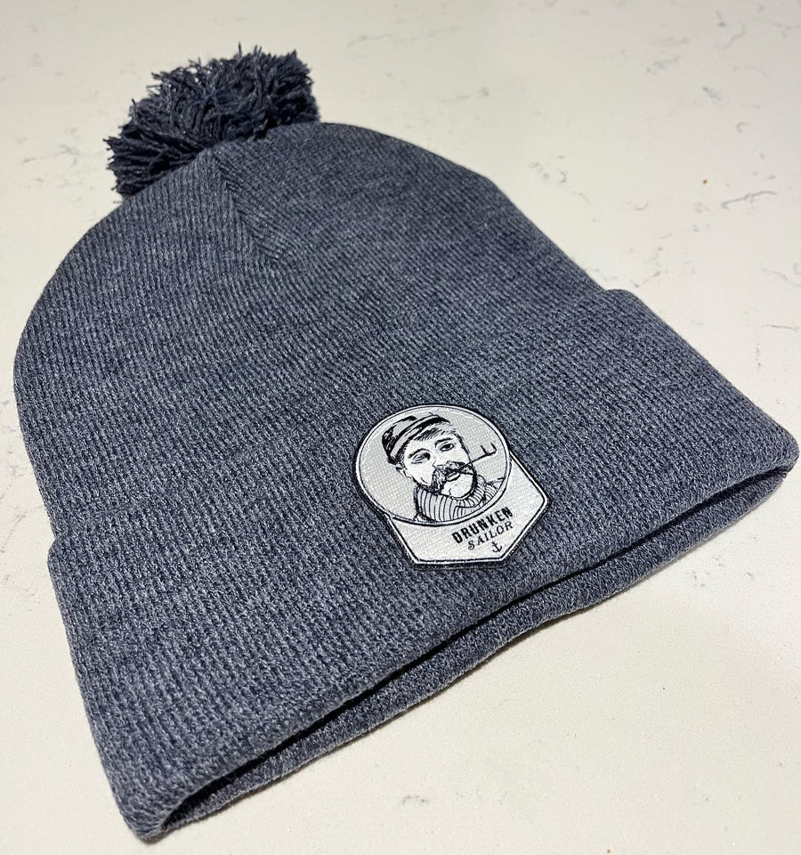 Pom Pom Drunken Sailor Patch Toque